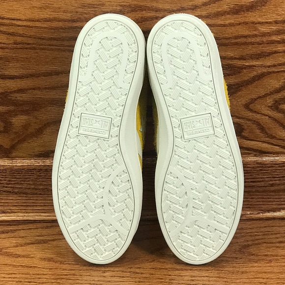 Converse PL 76 Mid Yellow Egret Shoes - Picture 6 of 7